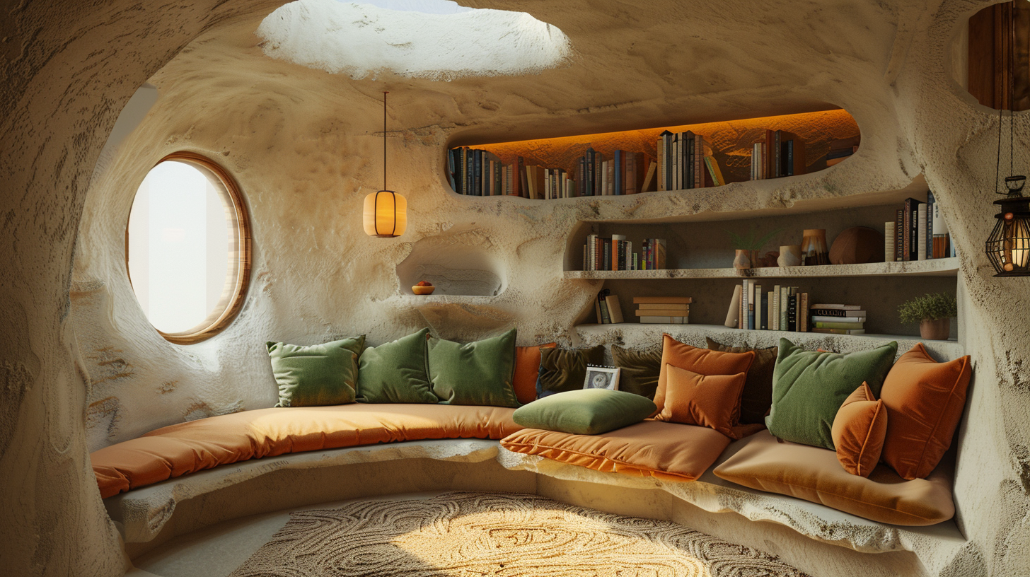 Cozy corner with flexible seating