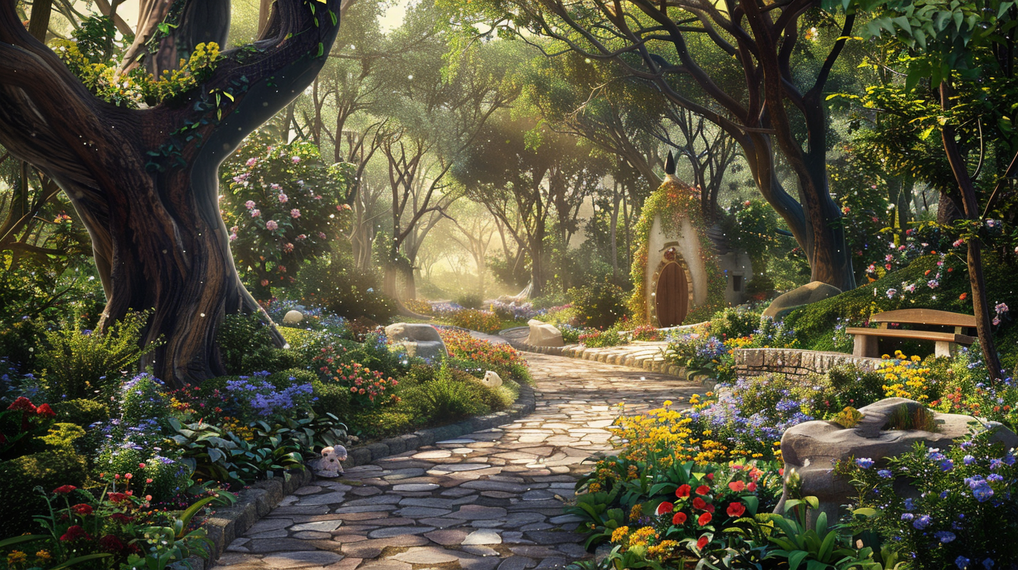 Shaded path for gentle walks